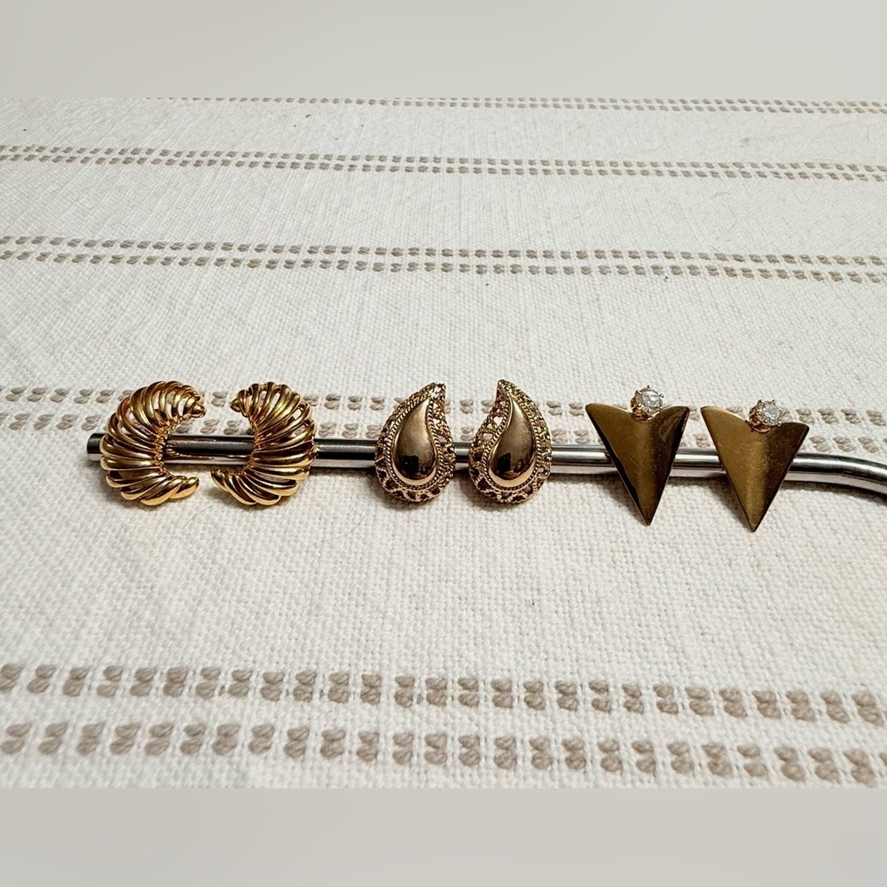 Vintage Gold Earring Bundle